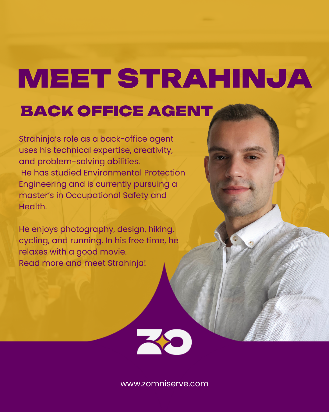 Strahinja Jovanovic, back-office agent