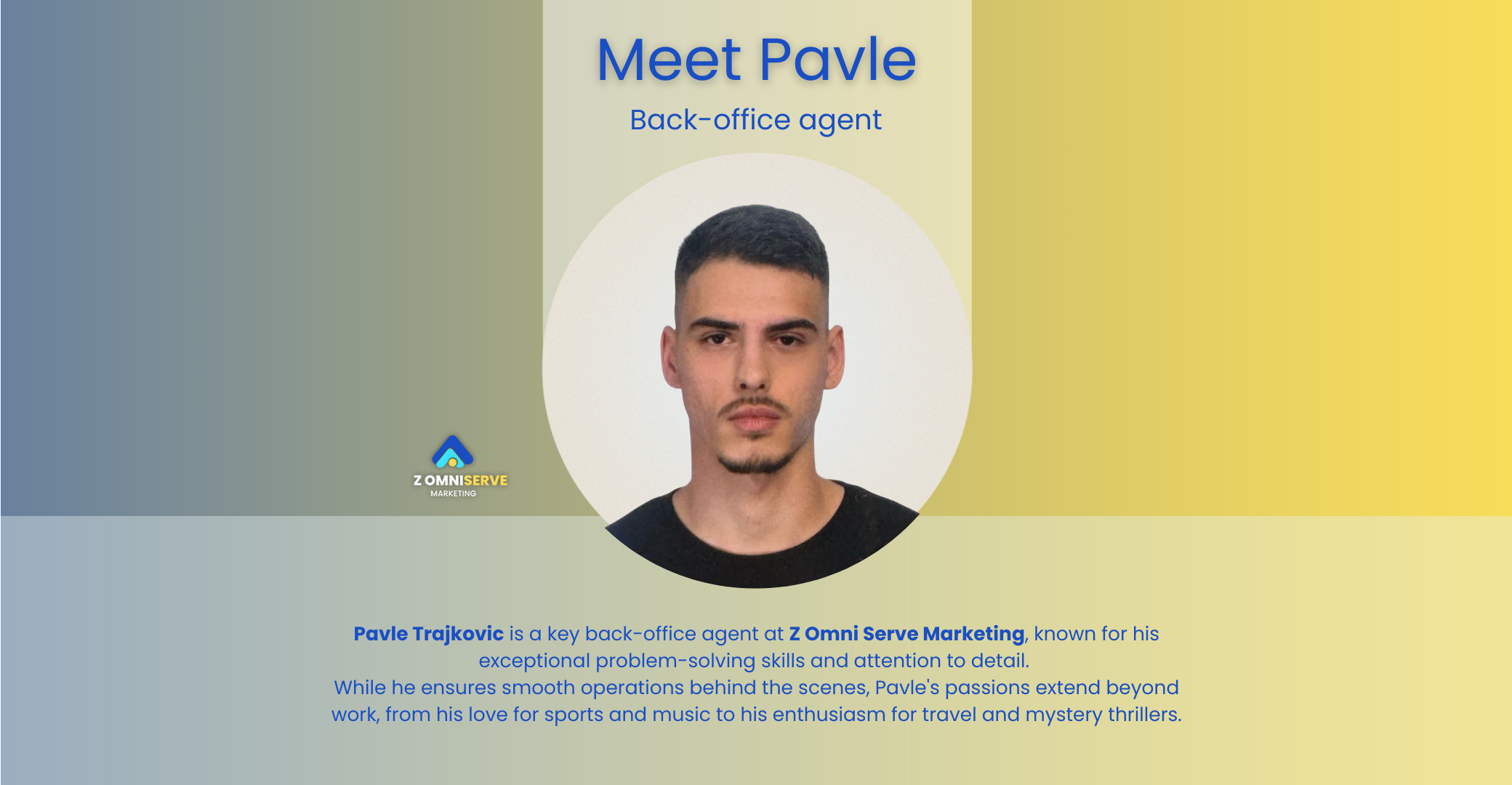 Pavle Trajkovic Z Omni Serve Marketing